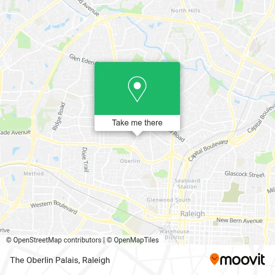 The Oberlin Palais map