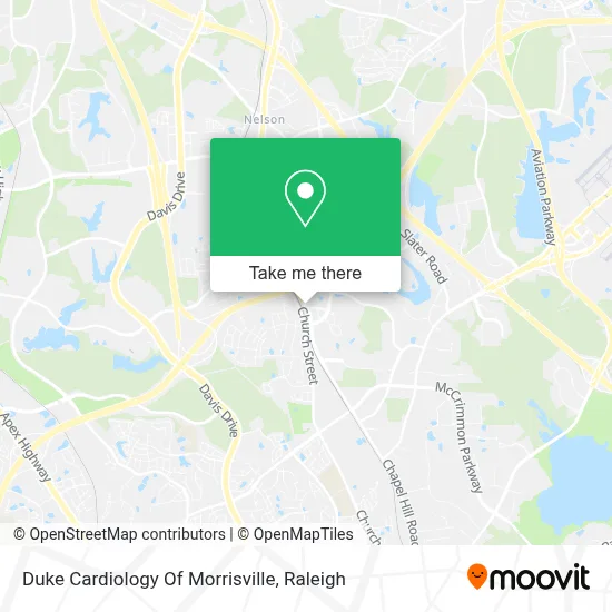 Duke Cardiology Of Morrisville map