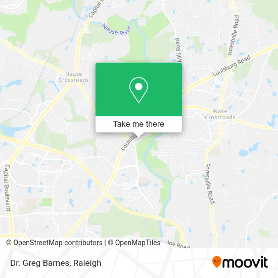 Dr. Greg Barnes map