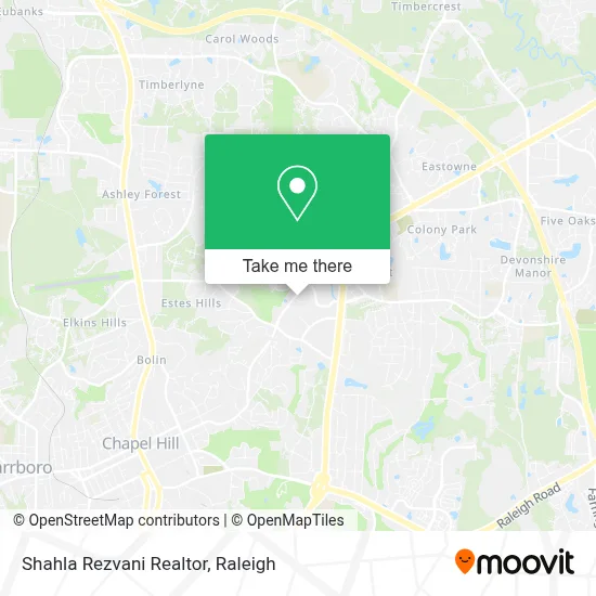 Shahla Rezvani Realtor map