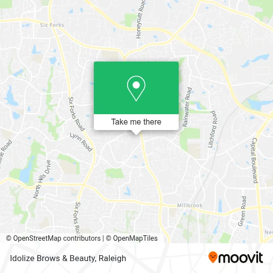 Idolize Brows & Beauty map