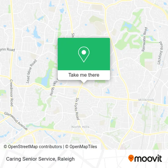 Caring Senior Service map