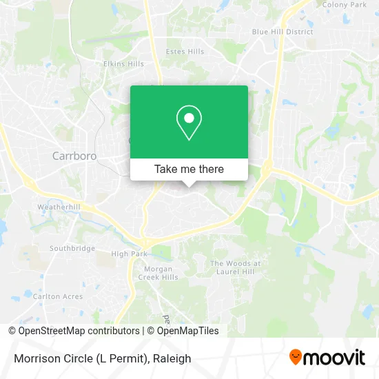 Morrison Circle (L Permit) map