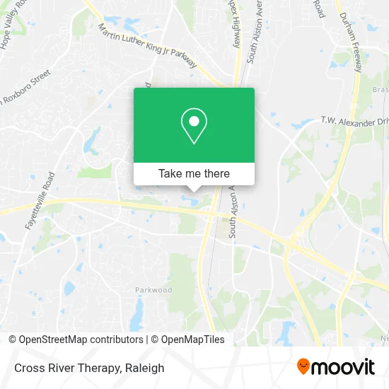 Cross River Therapy map