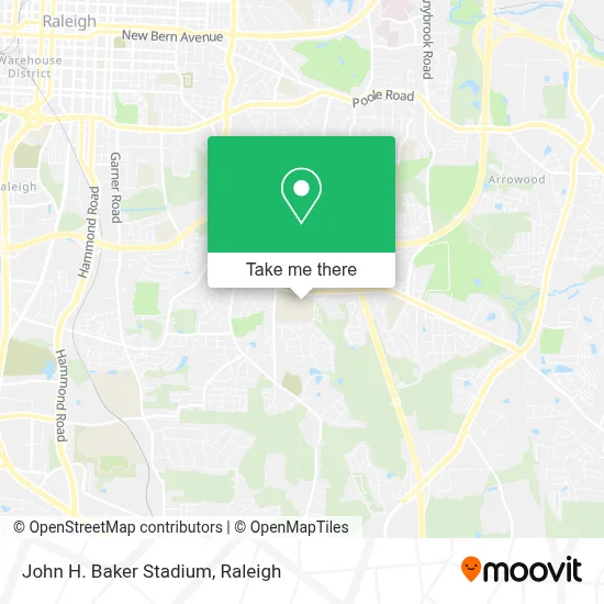 John H. Baker Stadium map