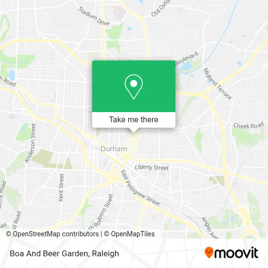 Boa And Beer Garden map