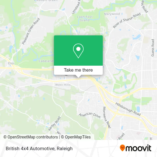 British 4x4 Automotive map