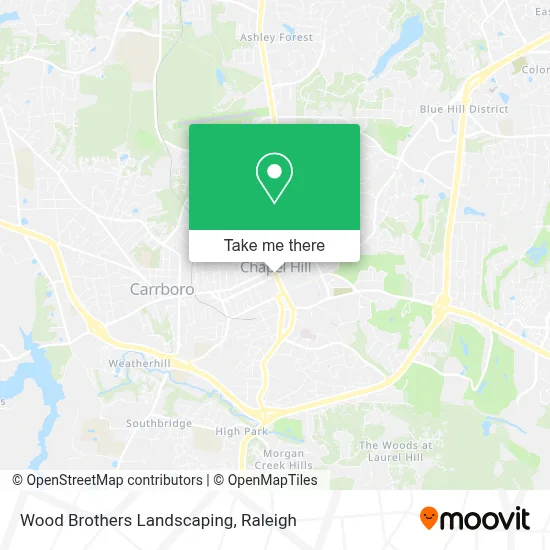 Wood Brothers Landscaping map