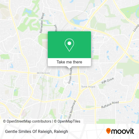 Gentle Smiles Of Raleigh map