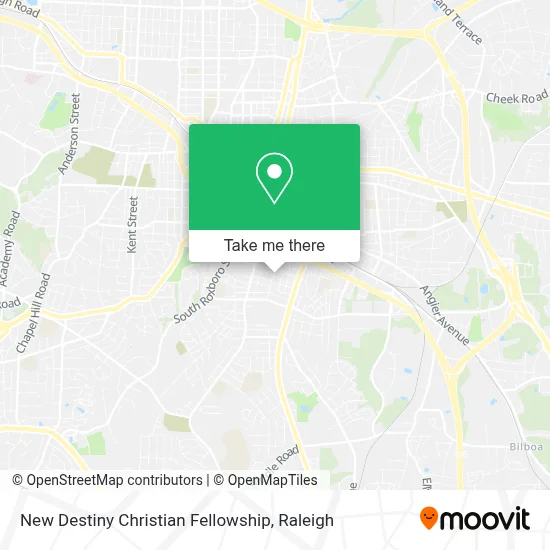 New Destiny Christian Fellowship map