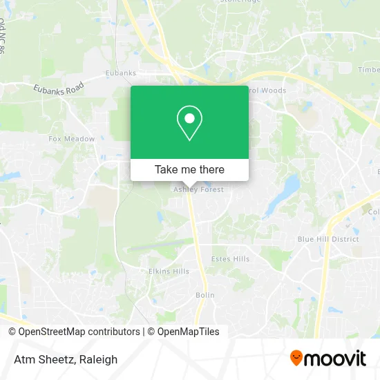 Atm Sheetz map
