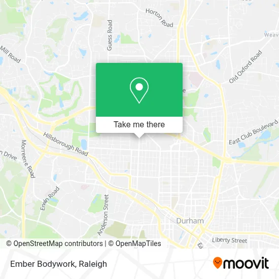 Ember Bodywork map