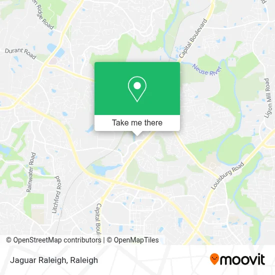 Jaguar Raleigh map