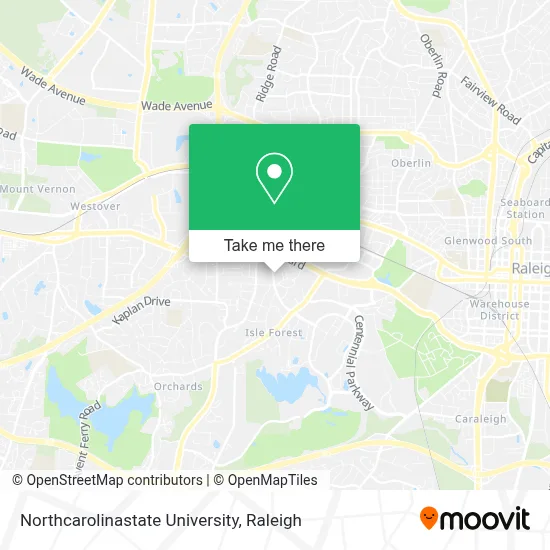 Northcarolinastate University map
