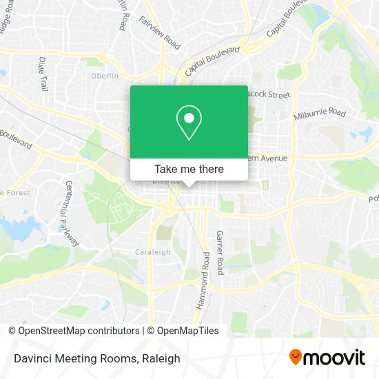 Davinci Meeting Rooms map