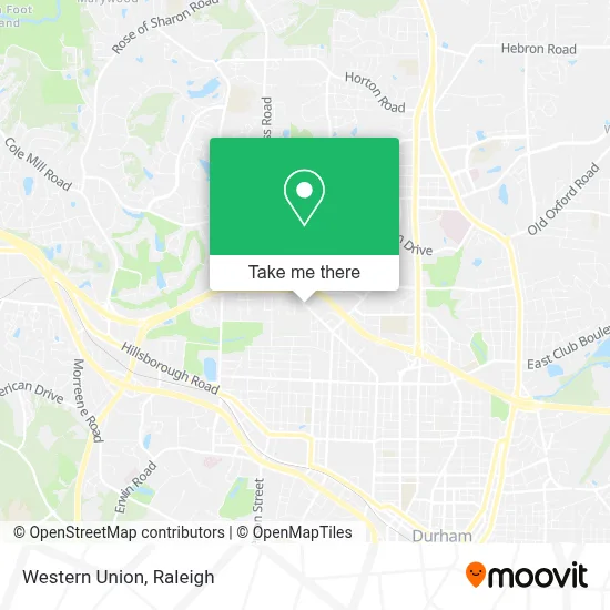 Western Union map
