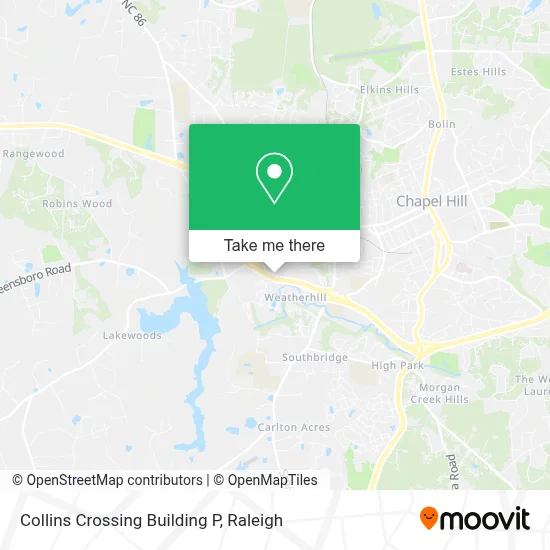 Collins Crossing Building P map