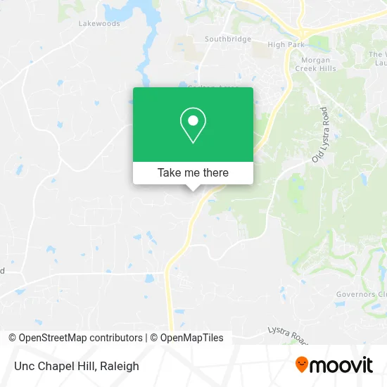 Unc Chapel Hill map