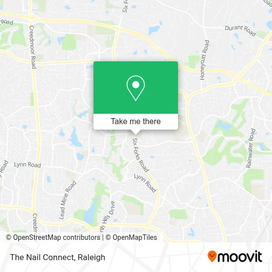 The Nail Connect map