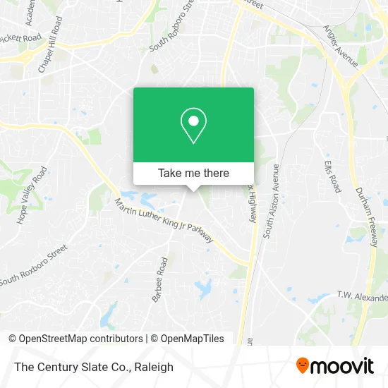 The Century Slate Co. map