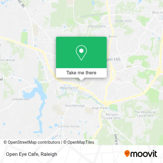 Open Eye Cafe map