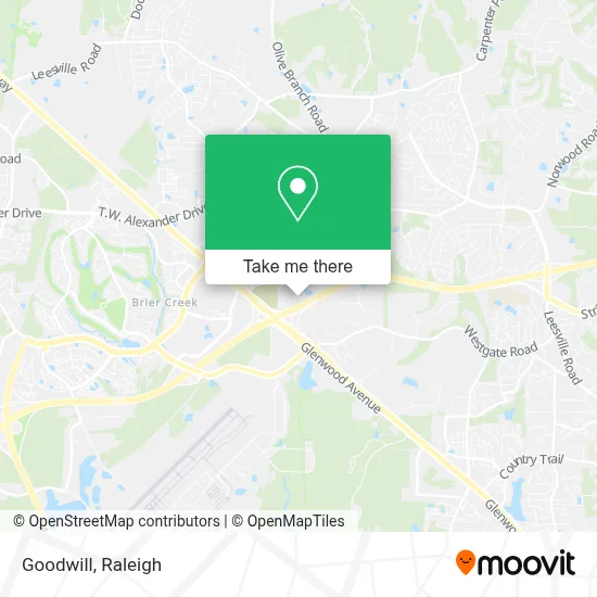 Goodwill map