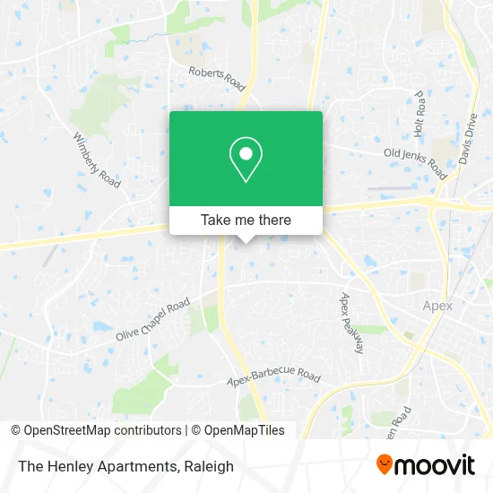 The Henley Apartments map