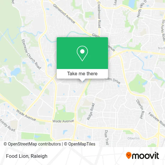 Food Lion map