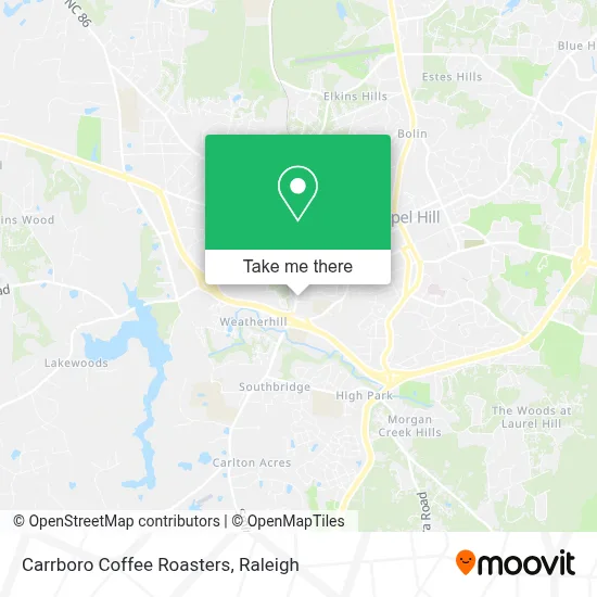 Carrboro Coffee Roasters map