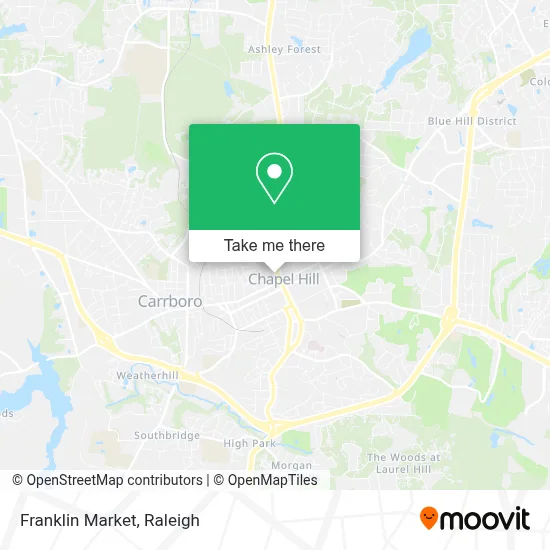 Franklin Market map