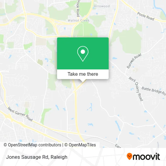Jones Sausage Rd map