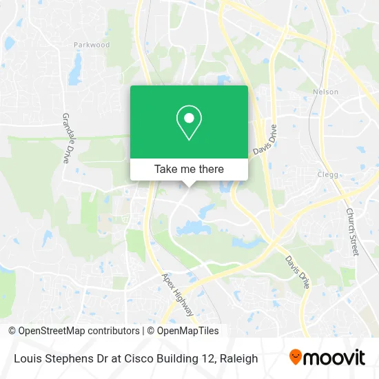 Louis Stephens Dr at Cisco Building 12 map