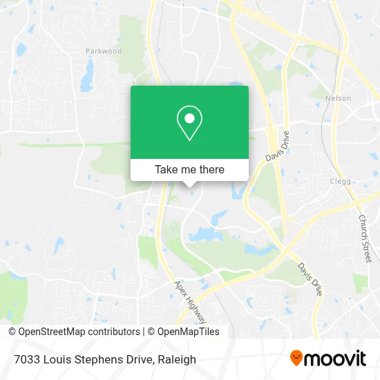 7033 Louis Stephens Drive map