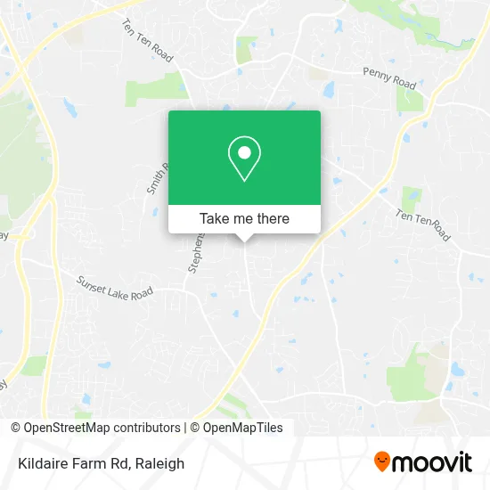Kildaire Farm Rd map