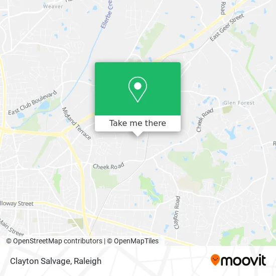Clayton Salvage map