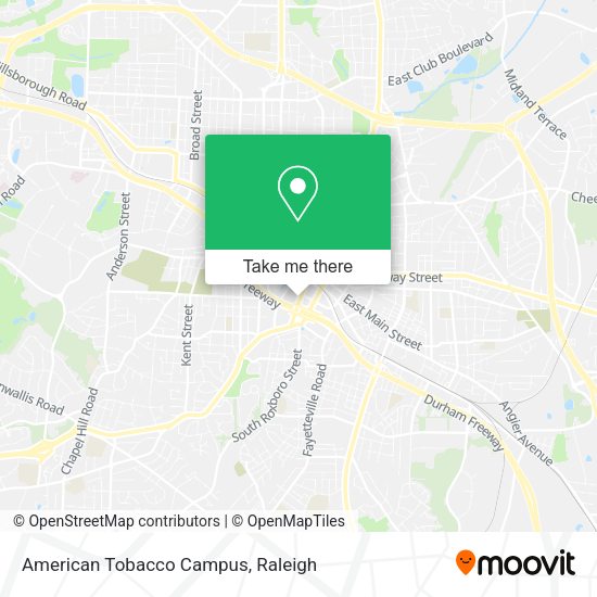 Mapa de American Tobacco Campus