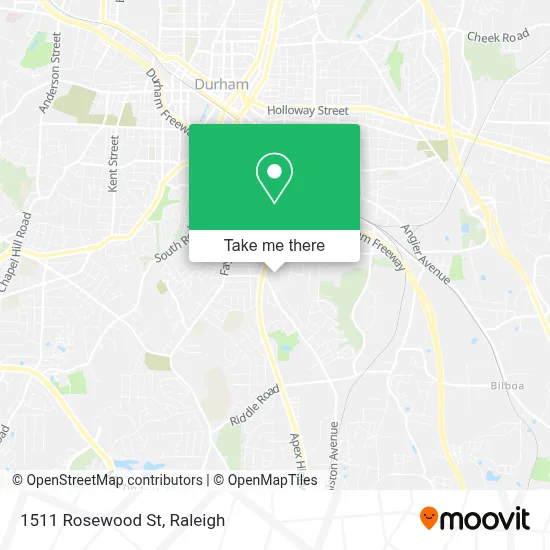 1511 Rosewood St map