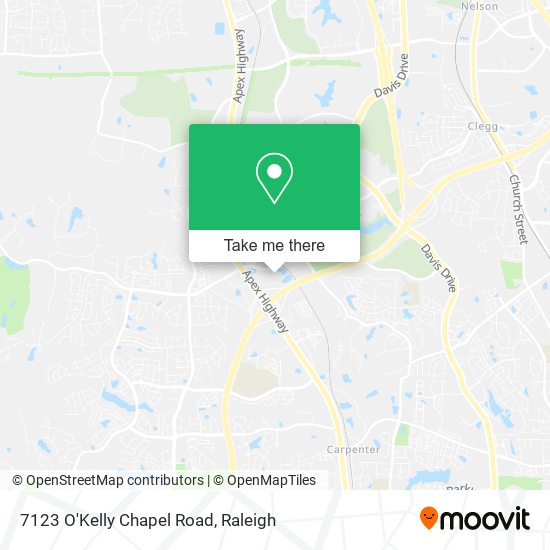 7123 O'Kelly Chapel Road map