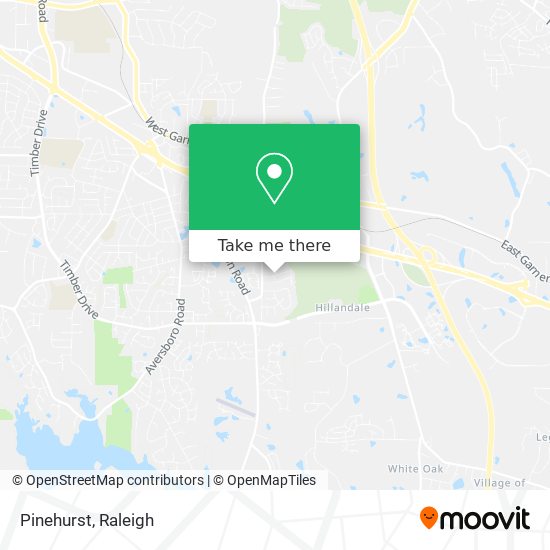 Mapa de Pinehurst