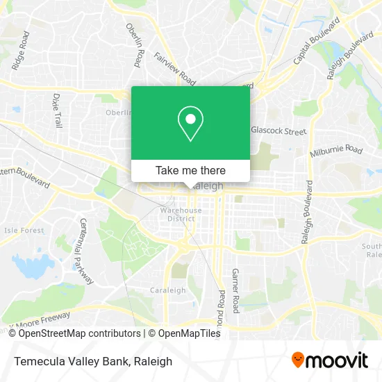 Temecula Valley Bank map