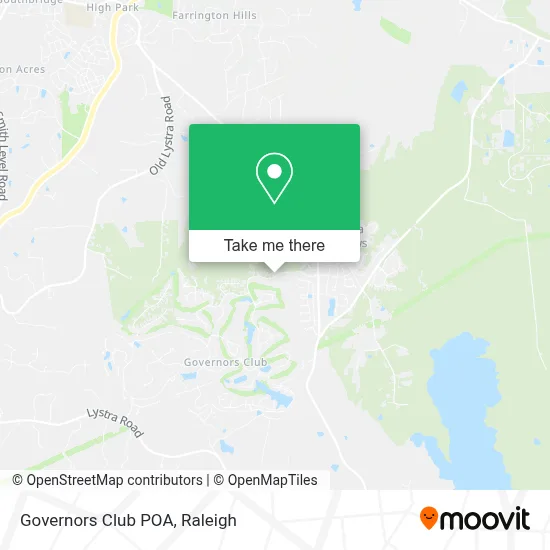 Governors Club POA map