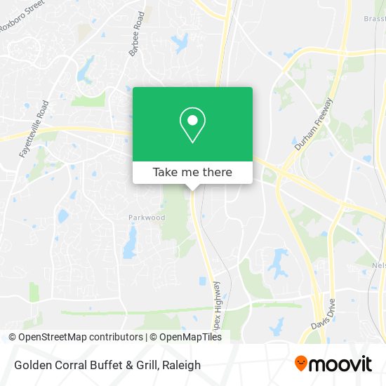 Mapa de Golden Corral Buffet & Grill