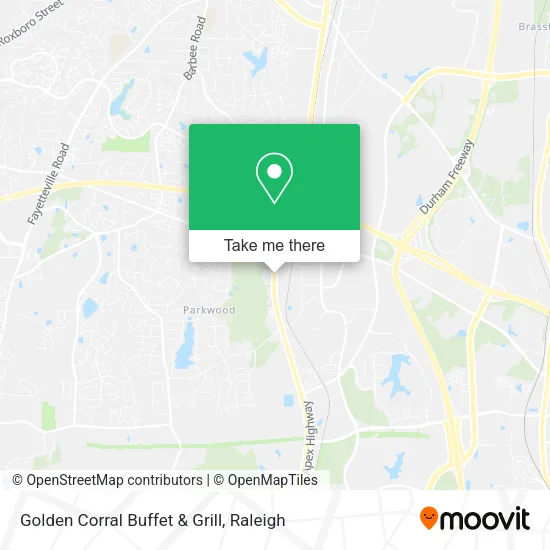 Mapa de Golden Corral Buffet & Grill