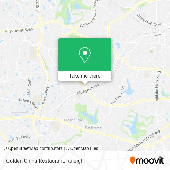 Golden China Restaurant map