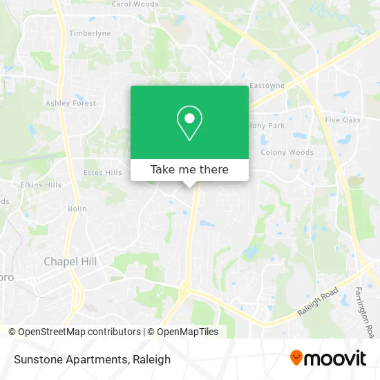 Sunstone Apartments map