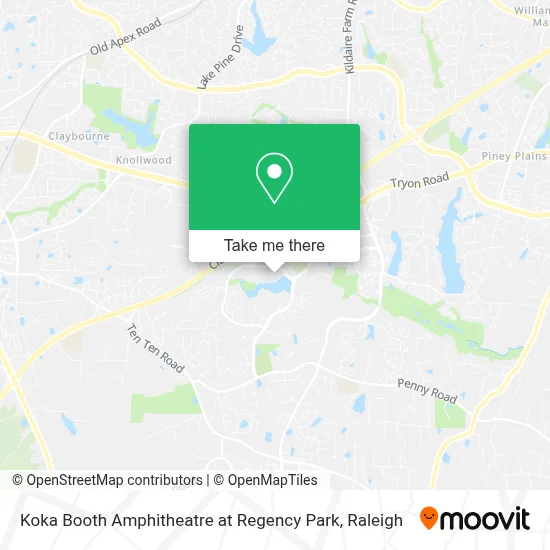 Mapa de Koka Booth Amphitheatre at Regency Park
