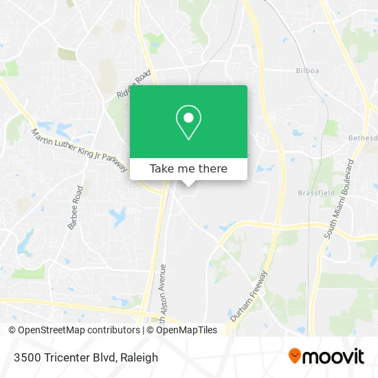 3500 Tricenter Blvd map