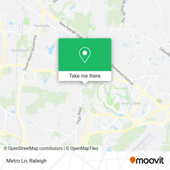 Metro Ln map