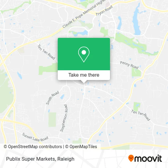 Publix Super Markets map