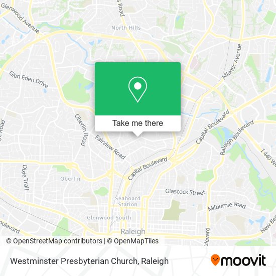 Mapa de Westminster Presbyterian Church